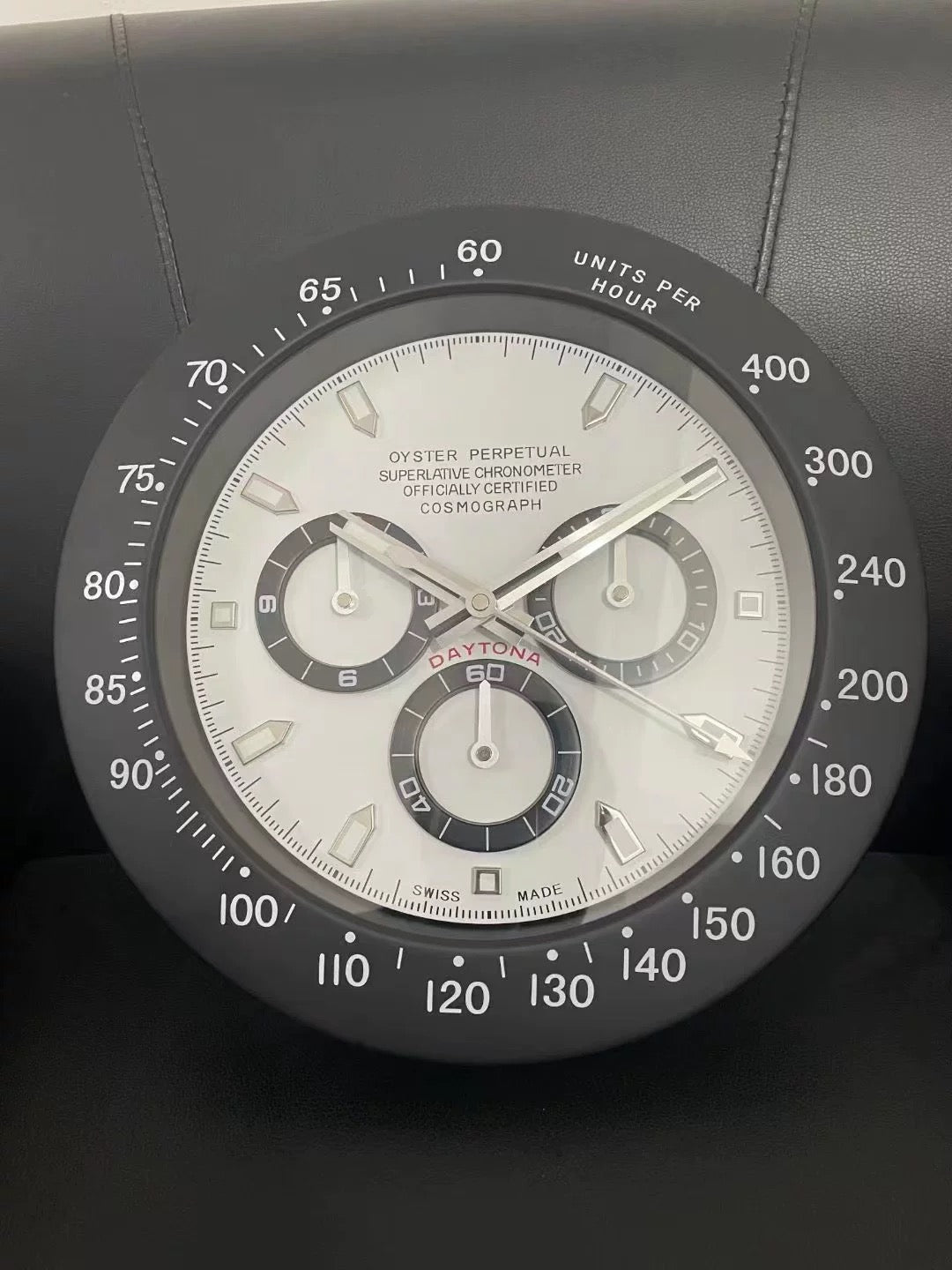 Rolex Style Wall Clock | Homage to Submariner, Daytona & GMT | Silent Sweep, Luminous