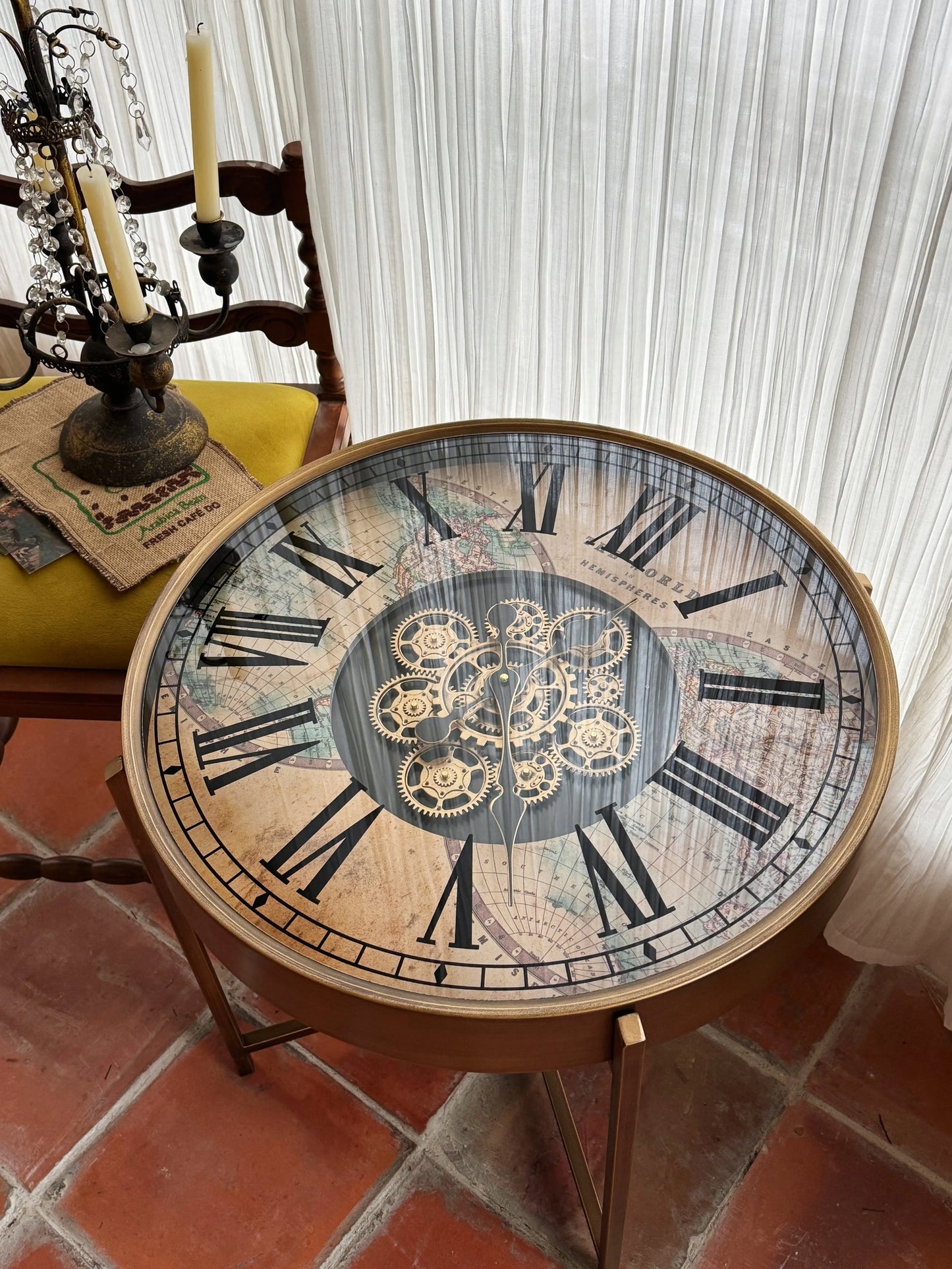 The Chronos Table | A Kinetic Masterpiece of Moving Gears
