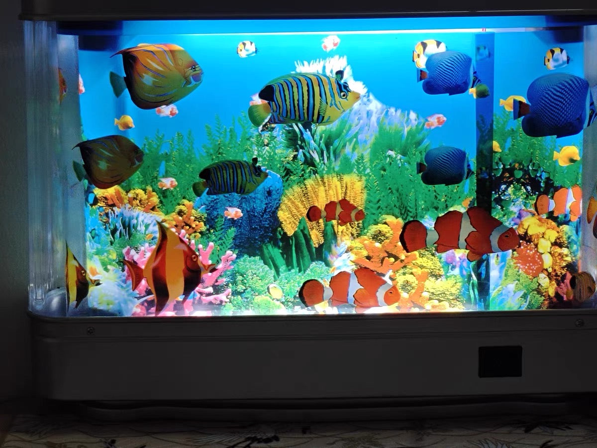 AeroGlyph™ USB Moving Aquarium Lamp | The Original Frutiger Aero Vibe | Y2K & Retro Sensory Light