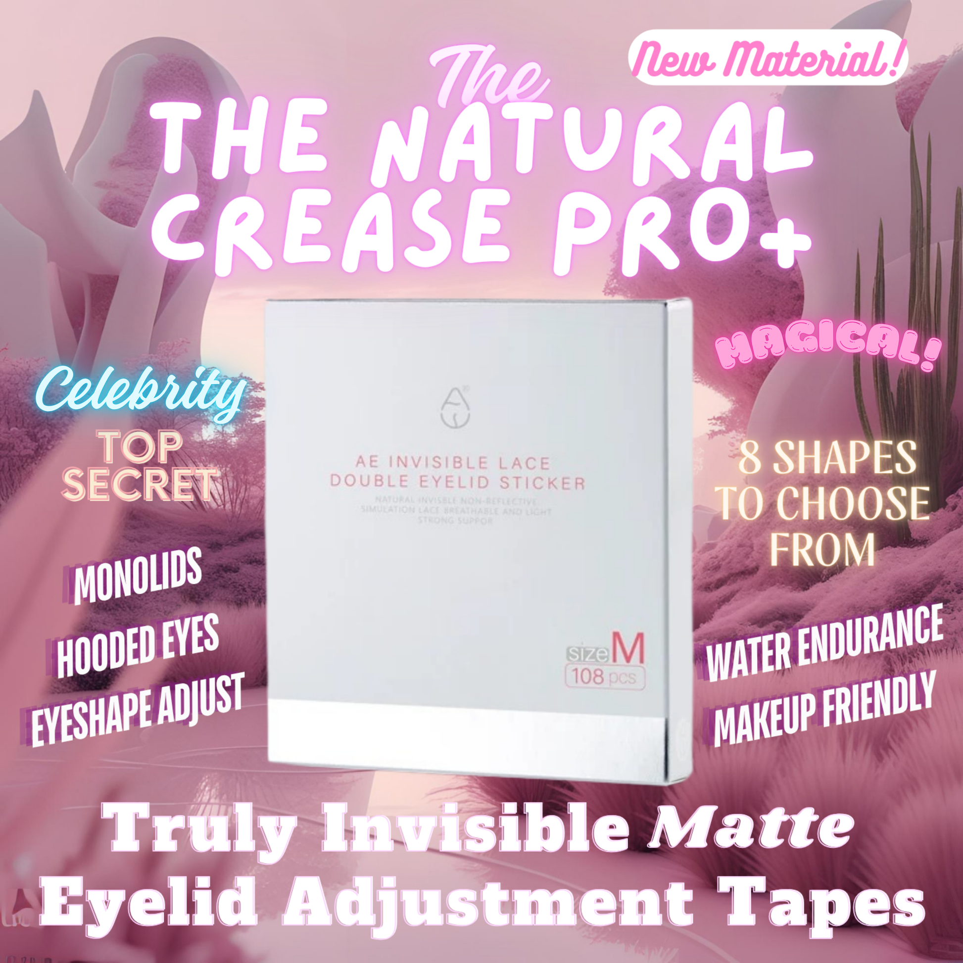 💎𝓤𝓵𝓽𝓲𝓶𝓪𝓽𝓮 𝓣𝓻𝓮𝓪𝓼𝓾𝓻𝓮 𝓑𝓸𝔁💎 ༻✧ Full Set ✧༺ ༻✧ Magical Invisible Eyelid Tape ✧༺ The Natural Crease PRO+ 𝓒𝓮𝓵𝓮𝓫𝓻𝓲𝓽𝔂 𝓣𝓸𝓹 𝓢𝓮𝓬𝓻𝓮𝓽 8 Shapes to Choose From