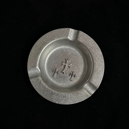 Charm Collector Chrome Cross Ashtray | Jewelry Tray | Trinket Dish | Avantaras