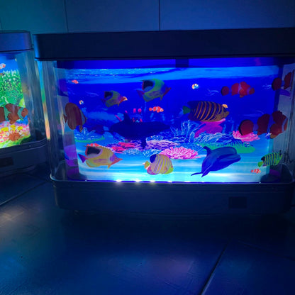 AeroGlyph™ USB Moving Aquarium Lamp | The Original Frutiger Aero Vibe | Y2K & Retro Sensory Light