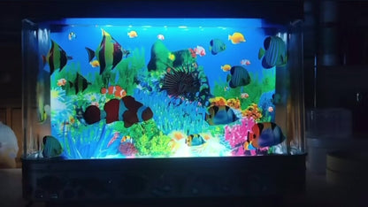 AeroGlyph™ USB Moving Aquarium Lamp | The Original Frutiger Aero Vibe | Y2K & Retro Sensory Light