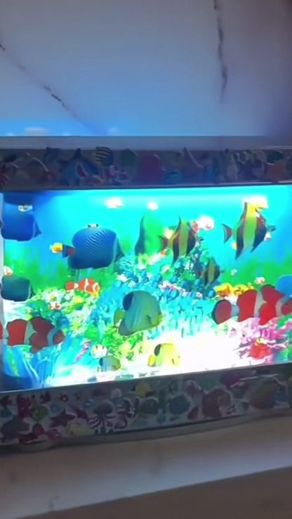 AeroGlyph™ USB Moving Aquarium Lamp | The Original Frutiger Aero Vibe | Y2K & Retro Sensory Light